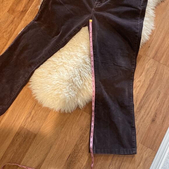 Levi’s Women’s 526 Slender Bootcut Brown Corduroy Button Flap Pockets EUC Sz 14 - Picture 10 of 12